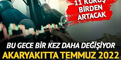 Benzin bu gece 2,11 TL daha artıyor