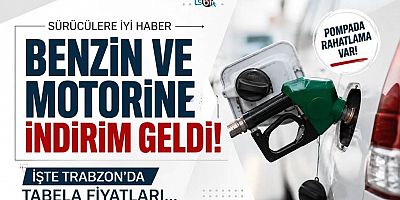 Benzin ve motorine indirim geldi!