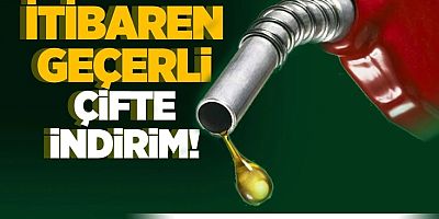 Benzin ve motorine indirim!