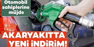 Akaryakıt indirim