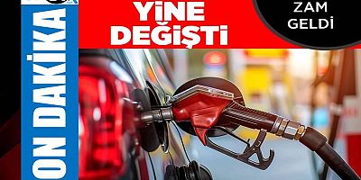 Benzine zam geldi!