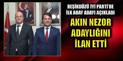 Beşikdüzü İYİ Parti’de ilk aday adayı açıkladı