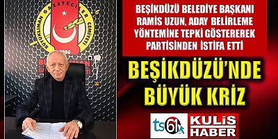 Beşikdüzü’nde büyük kriz