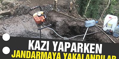 Beşikdüzü’nde Kazı Yaparken Yakalandılar!