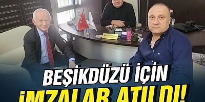 Beşikdüzü Teleferik İçin İmzalar Atıldı