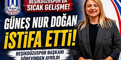 Beşikdüzüspor Başkanı Güneş Nur Doğan İstifa Etti: “Baki Olan Beşikdüzüspor’dur”