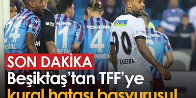 Beşiktaş'tan TFF'ye Kural Hatası Başvurusu!