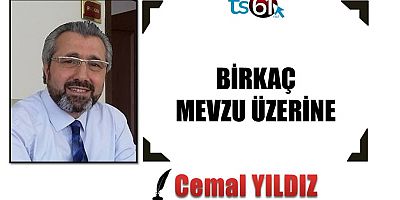 BİRKAÇ MEVZU ÜZERİNE
