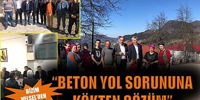 Bizim Veysel'den beton yol sorununa kökten çözüm