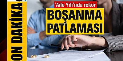 Boşanma sayısında rekor