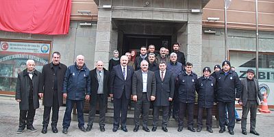 BÜYÜKŞEHİR BELEDİYE BAŞKANI ZORLUOĞLU, BAŞKAN ÇEBİ’Yİ ZİYARET ETTİ