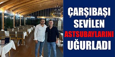 Çarşıbaşı Genç Astsubaylarını Uğurladı