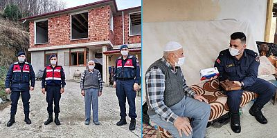 Çarşıbaşı Jandarması Yaşlıları Unutmadı