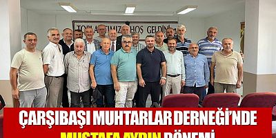 Çarşıbaşı Muhtarlar Derneği’nde seçimler yapıldı