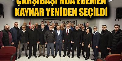 Çarşıbaşı’nda Egemen Kaynar yeniden seçildi