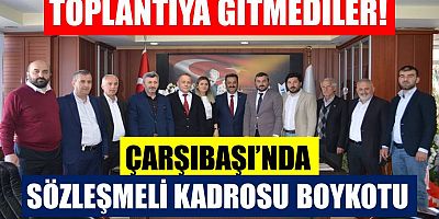 Çarşıbaşı’nda Meclis Üyelerinden Boykot