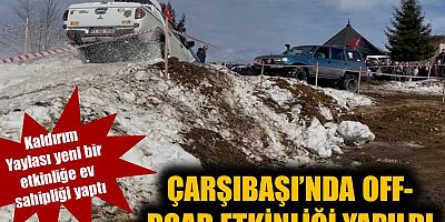 Çarşıbaşı’nda off-road etkinliği yapıldı