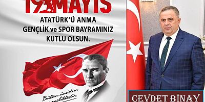 Cevdet Binay'dan 19 Mayıs mesajı...
