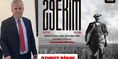 Cevdet Binay'dan Cumhuriyet Bayramı Mesajı