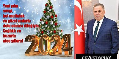 Cevdet Binay'dan yeni yıl mesajı...