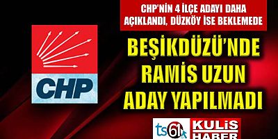 CHP'de 4 belediye başkan adayı daha belli oldu