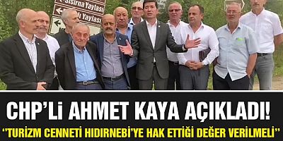 CHP'li Kaya: Hıdırnebi’ye Hak Ettiği Değer Verilmiyor