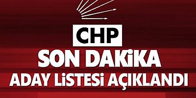 CHP’nin milletvekili aday listesi açıklandı