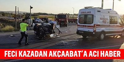 Çorumdan Akçaabat'a Acı Haber