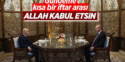 Cumhurbaşkanı Erdoğan İle Bahçeli İftarda Buluştu