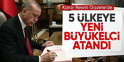 Cumhurbaşkanlığı atama kararları Resmi Gazete'de