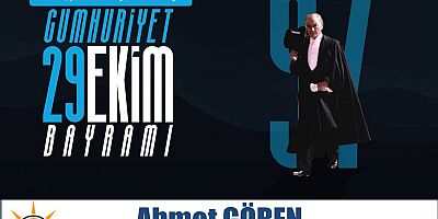 Cumhuriyet Bayramımız kutlu olsun.