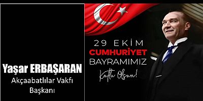 Cumhuriyet Bayramımız Kutlu Olsun