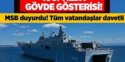 Cumhuriyet'in 100'üncü yılına özel 100 savaş gemisi boğazdan geçecek