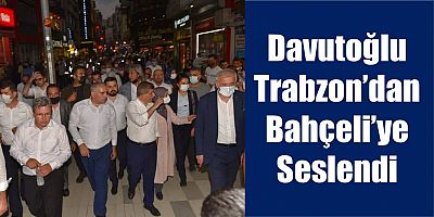 Davutoğlu’ndan Bahçeli’ye Dikkat Çeken Öneri