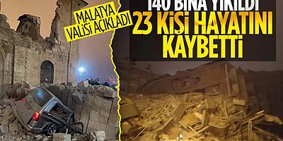Deprem sonrası Malatya'dan ilk görüntüler