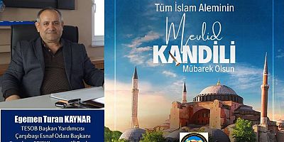 Egemen Kaynar'dan Mevlid Kandili Miesajı