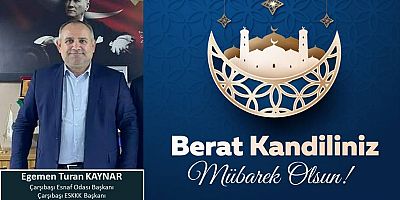 Egemen Turan Kaynar'dan Berat Kandili Mesajı