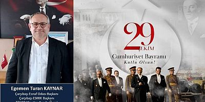 Egemen Turan Kaynar'dan Cumhuriyet Bayramı Mesajı