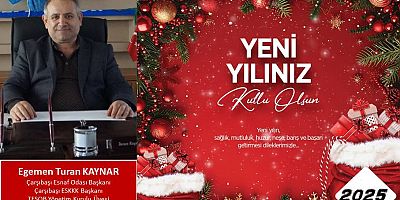 Egemen Turan Kaynar'dan yeni yıl mesajı