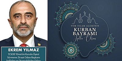 Ekrem Yılmaz'dan Kurban Bayramı Mesajı