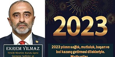 Ekrem Yılmaz'dan Yeni Yıl mesajı