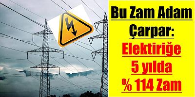 Elektriğe Yüzde 15 Zam Yapıldı