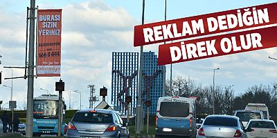 Elektrik Direği Reklamları Trabzon Firmasında Kaldı