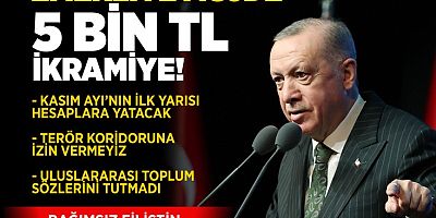 Emekliye tek seferlik 5 bin TL'lik ikramiye