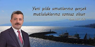 EMRE AKGÜN'DAN YENİ YIL KUTLAMASI