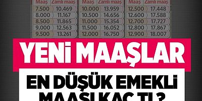 En düşük emekli aylığı belli oldu!