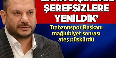Ertuğrul Doğan, Fenerbahçe maçı sonrası ateş püskürdü