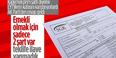 EYT'de kademeli prim şartı iddiaları