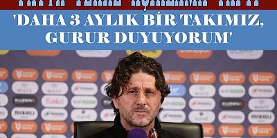 Fatih Tekke: 'Daha 3 aylık bir takımız, gurur duyuyorum'