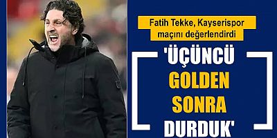 Fatih Tekke: 'Daha iyi olmak zorundayız'
